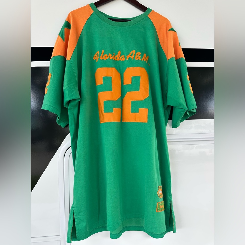 Green & Orange Jersey Shirt - #22